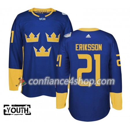 Adidas Maillot de Hockey Suède Loui Eriksson 21 Coupe du monde de hockey sur glace 2016 Violet Premier - Enfant Adidas Maillot de Hockey Suède Loui Eriksson 21 Coupe du monde de hockey sur glace 2016 Violet Premier - Enfant